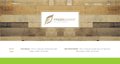 Desktop Screenshot of freshjunkie.com